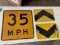 35 Mph Sign,24