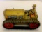 Marx Metal Wind Up Caterpillar Tractor With Driver