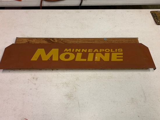 Minneapolis Moline Sign 9"x27"