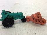 Plastic Tractor And Motorcycle