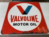 Valvoline Motor Oil Sign Double Sided 30