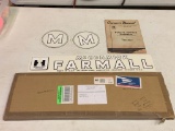 Farmall Decals, M Decals, And Battery Ignition Manual