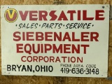 Versatile, Siebenaler Equipment Bryan Ohio, Wood Sign 36