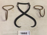 Ice Tongs, And Hay Hooks