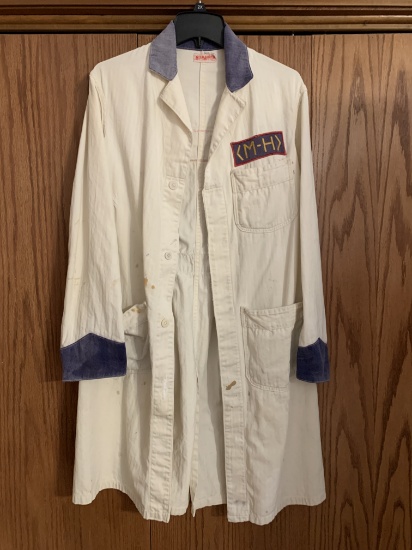 Massey Harris Vintage White Shop Coat