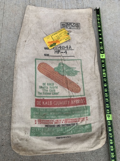 DeKalb Seed Corn Bag with 1946 Tag