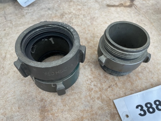 Hose Connectors: Double Male & Double Female 2 1/2" NST