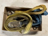 Tow Strap & (3) Hold Down Straps