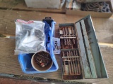 Drill Bit Set And Tub Of Other Misc.