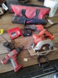 Milwaukee Cordless Tools In Bag