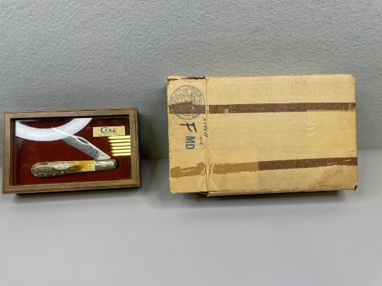 Case Founder's Knife in Wooden Display Box