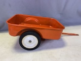 Orange Metal Wagon