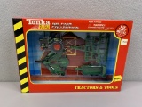 1/64 Tonka Farm Tractors & Tools Set- Green