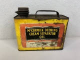 McCormick Deering Cream Separator Oil Container