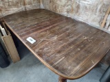 Wood dining table with 4-chairs