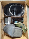 2-welding helmets, torch goggles