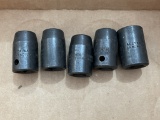 1/2 in. metric Impact Sockets, 11-14 & 17 mm