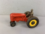 Cast Iron Tractor w/ Farmer