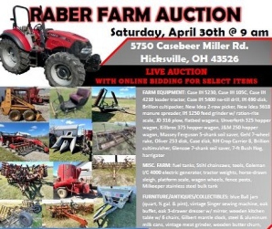 Raber Farm Auction
