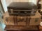 2 Vintage Small & Large Suitcases