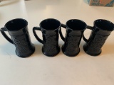 Tiara Exclusive Black Drinking Mugs