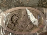 Free Mason Belt Buckle