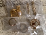 Costume Jewelry, 6 Brooches