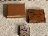 3 Vintage Jewelry Boxes