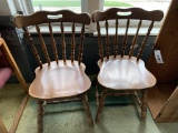 2 Wooden Kitchen Chairs