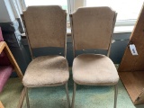 2 Steel Frame Chairs