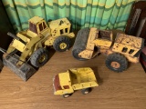 3 Tonka Metal Trucks