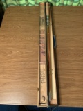 2 Fishing Pole Sets in Case & 1 Rod