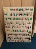 Assorted Lot of Keychains on Board