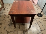 Wood End Table