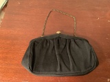 Ladies' Black Evening Bag, Vintage