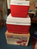 Rubbermaid Cooler Combo