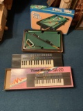 Mini Pool Table & Casio SA-20 Keyboard