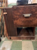 Antique Record Player in Cabinet