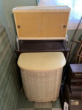 Vintage Laundry Hamper & Cupboard