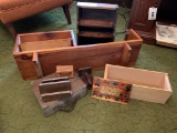 Misc. Wood Shelf, Box, Case & Décor