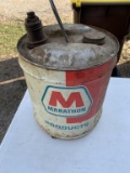 5 Gallon Marathon Oil Can