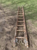 20' Wood Extension Ladder