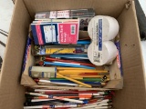 Assorted Pencils, Paper & Hicksville VCR Tape