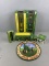John Deere Collectibles- Gas pumps, Stone, Chimes