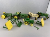 1/16 John Deeres Tractors, some Ertl