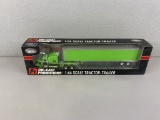 1/64 Green Tractor Trailer, Die-Cast Promotions