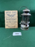 Old Lantern & Wooden Plaque