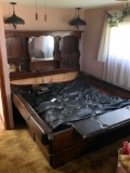 King Size Waterbed w/ Frame