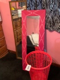 Tall Mirrors & Laundry Basket