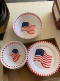 Melamine Flag Bowls & Plates